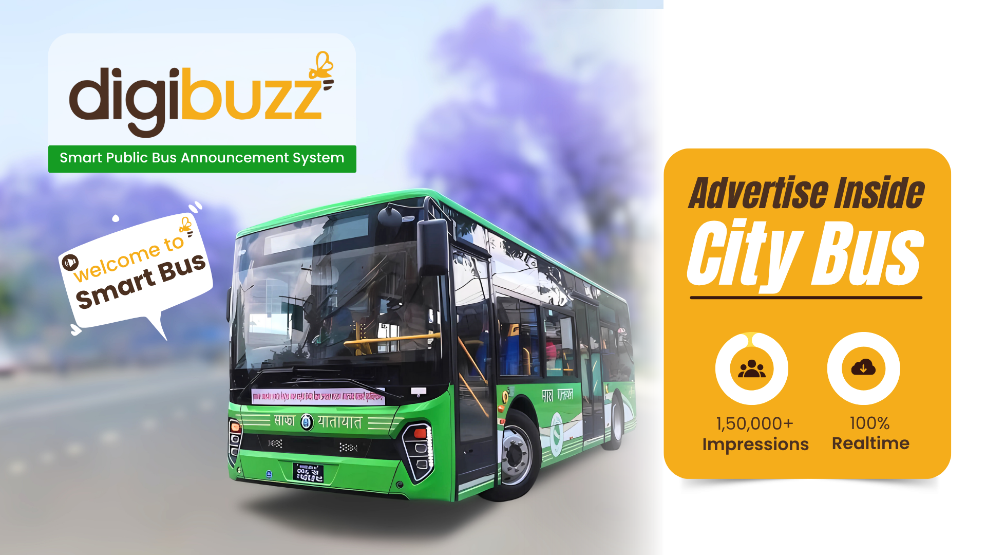 Smart Bus with Advertising Feature